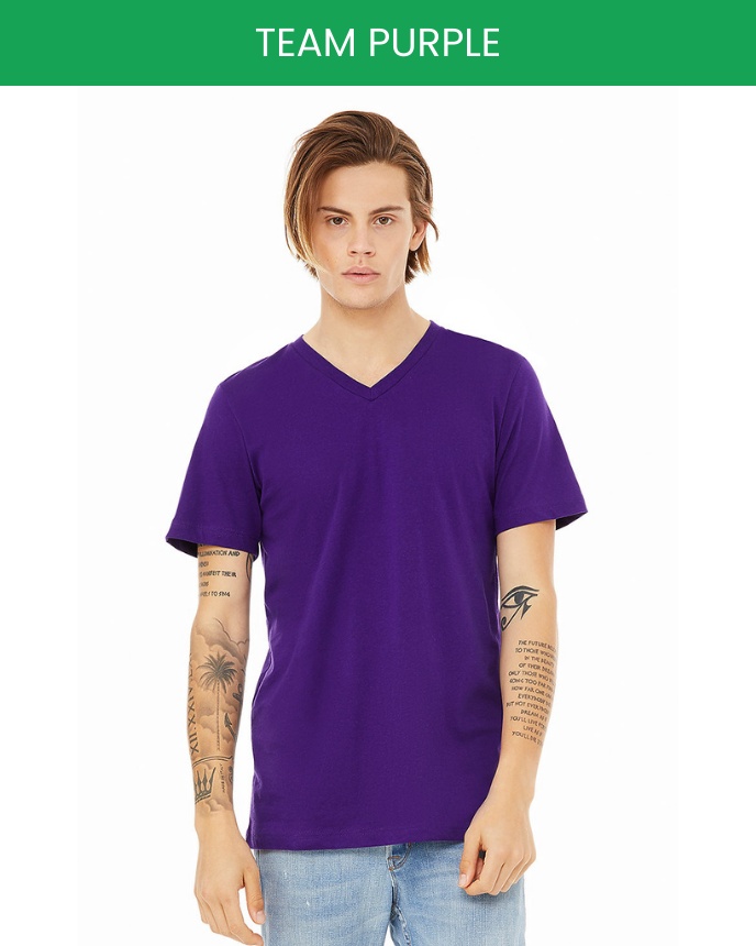 Unisex V-neck T-shirt Bella Canvas 3005 (Made in US) - Print on demand ...