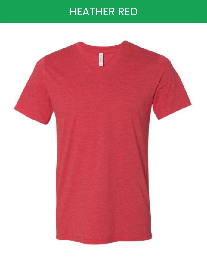 Unisex V-neck T-shirt Bella Canvas 3005 (Made in US) - Print on demand ...