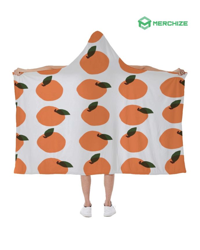 Allover Print Hooded Blanket (Made In China) Merchize