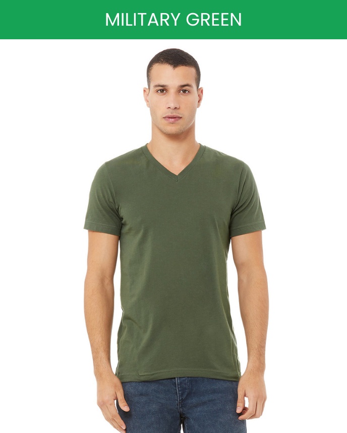 Unisex V-neck T-shirt Bella Canvas 3005 (Made in US) - Print on demand ...