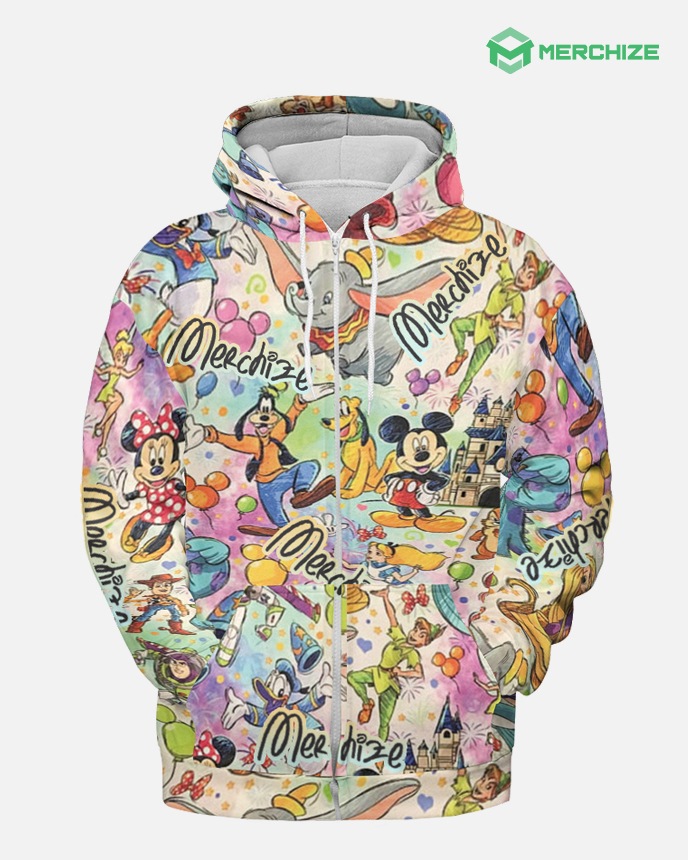 all over print zip up hoodies