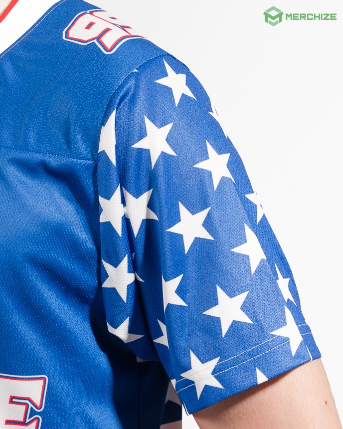 Allover Print Football Jersey Print On Demand Merchize