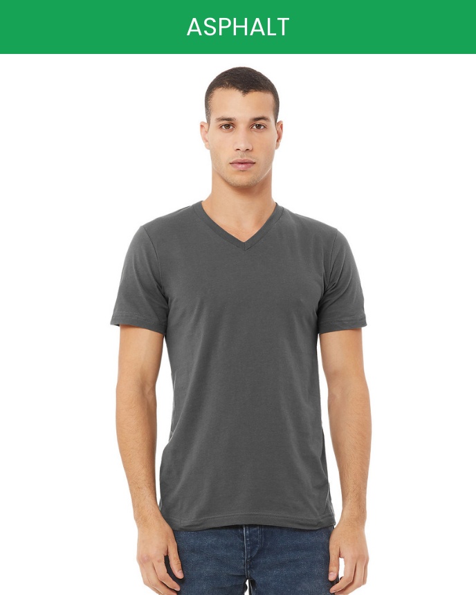 Unisex V-neck T-shirt Bella Canvas 3005 (Made in US) - Print on demand ...