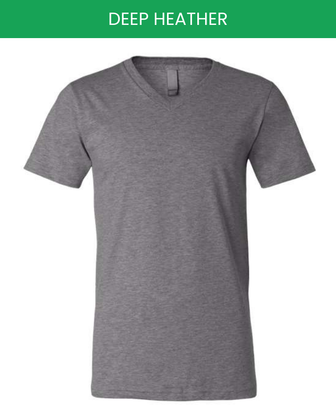 Unisex V-neck T-shirt Bella Canvas 3005 (Made in US) - Print on demand ...